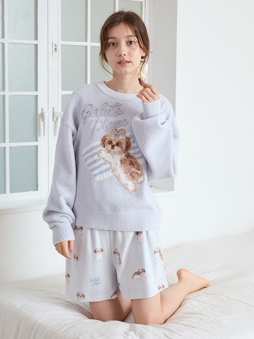 シーズージャガードプルオーバー(ニットプルオーバー)｜ルームウェア