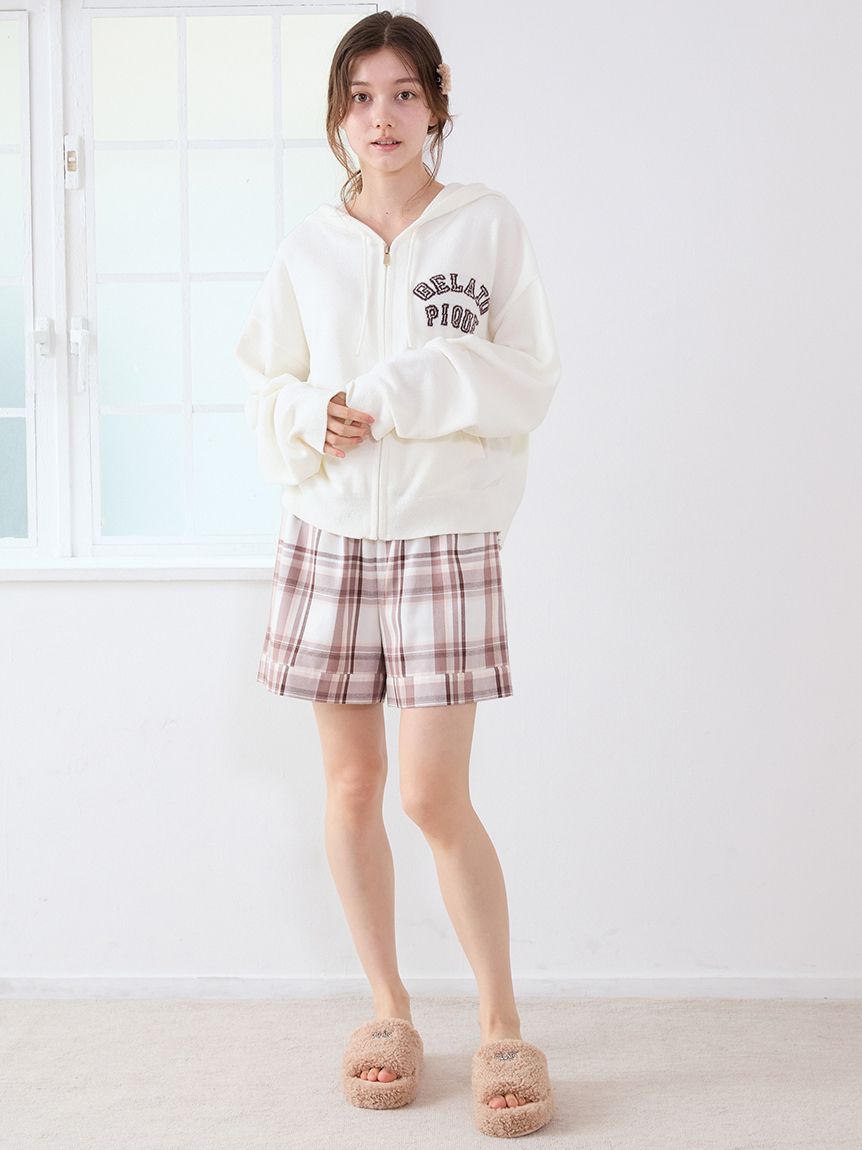 トラッドアイスクリームジャガードパーカー(パーカ)｜ルームウェア