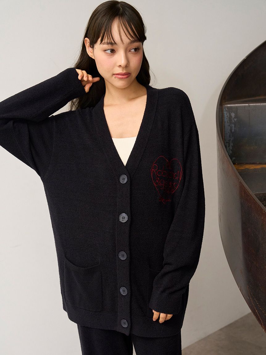 JOEL ROBUCHON】スムーズィーシルクカーディガン(カーディガン・ガウン