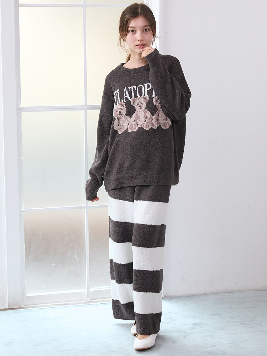 モチーフジャガードプルオーバー(ニットプルオーバー)｜ルームウェア