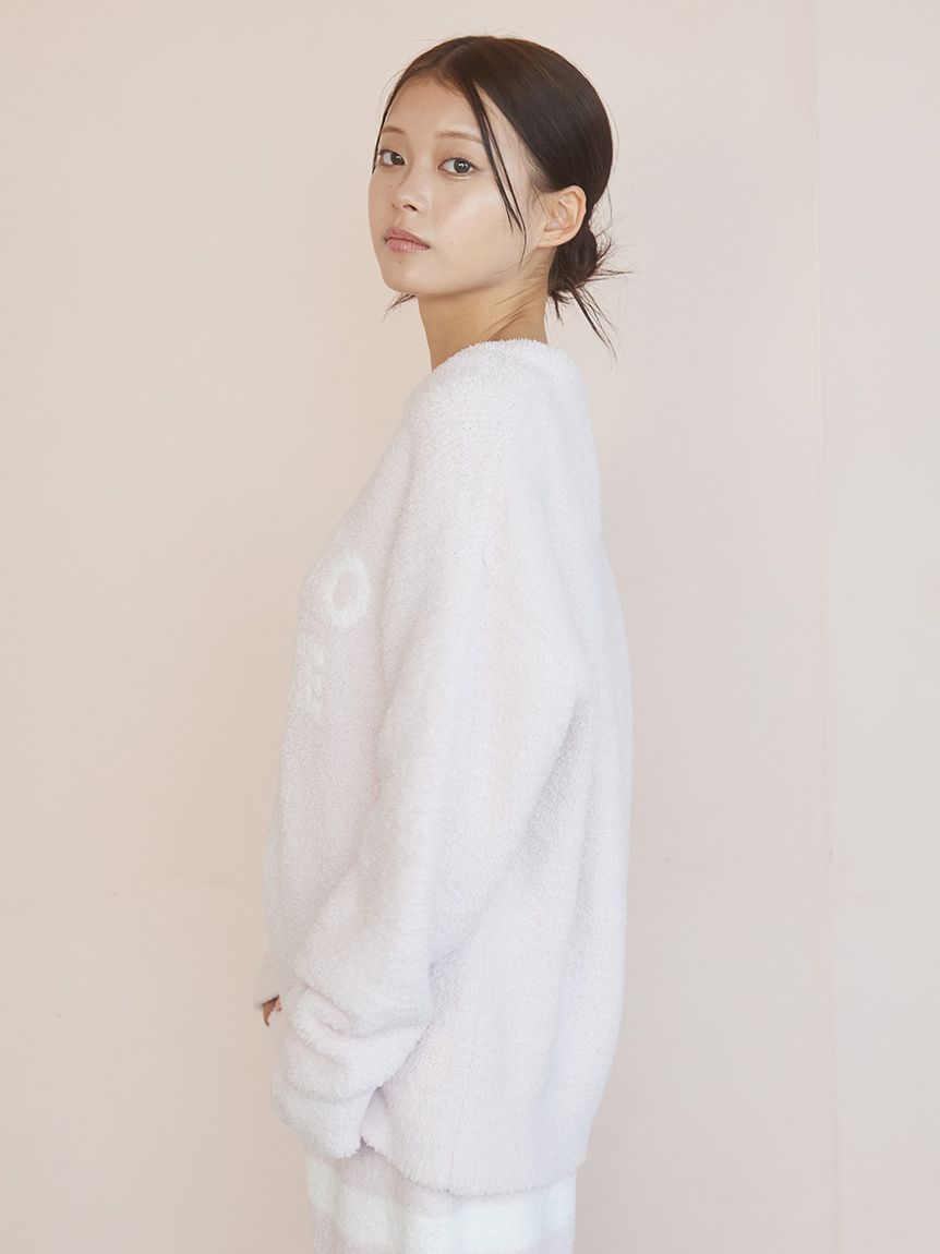 パウダーロゴジャガードプルオーバー＆ロングパンツセット(ロング