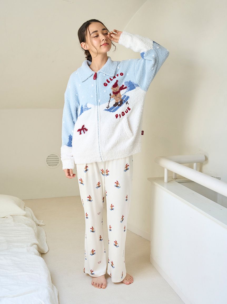 HOLIDAY】スキーベアジャガードカーディガン(カーディガン・ガウン