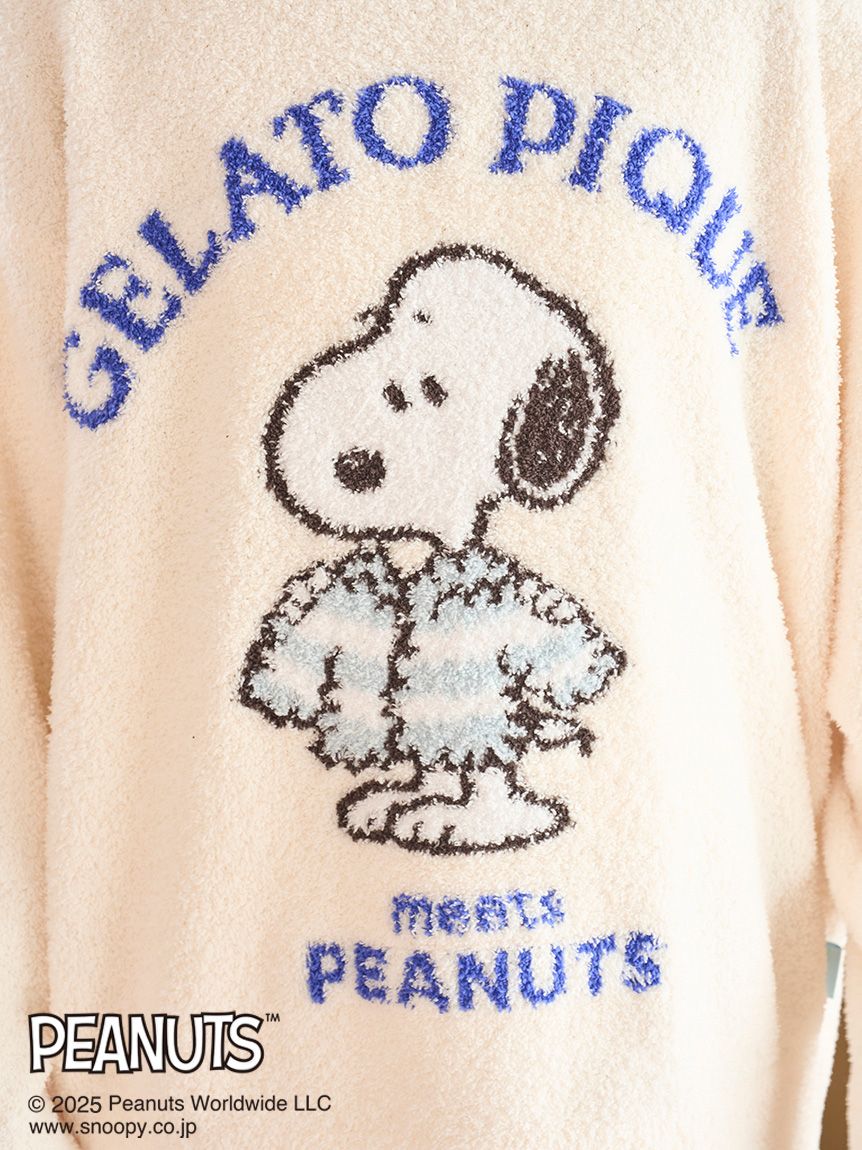 PEANUTS】【ONLINE限定】オリジナルアート ジャガードプルオーバー