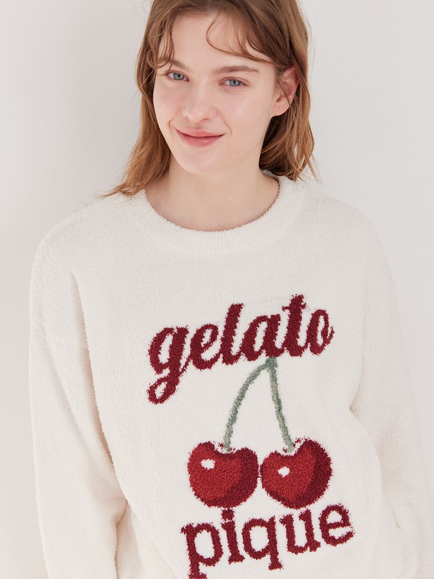 ONLINE限定】べビモコチェリージャガードプルオーバー&ショートパンツ