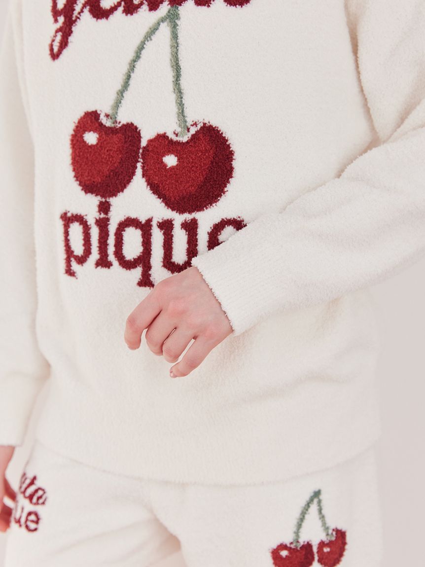 ONLINE限定】べビモコチェリージャガードプルオーバー&ショートパンツ