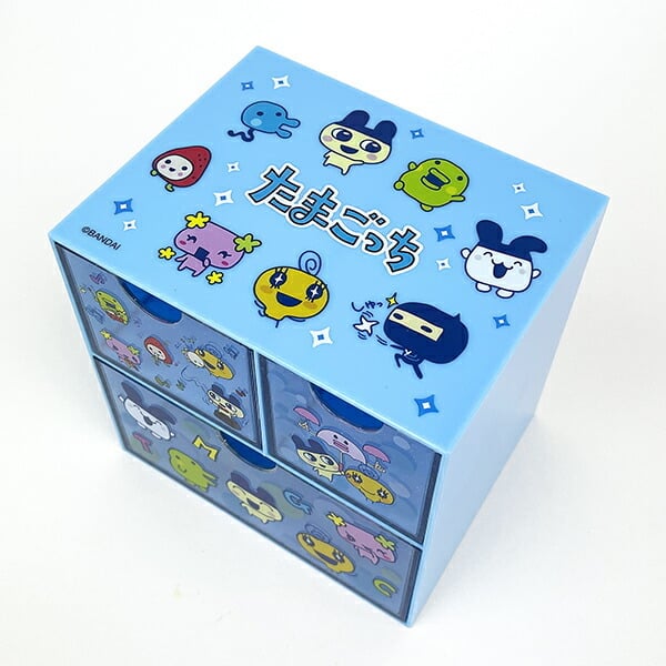 たまごっち キャラチェスト ブルー 小物入れ 収納 引き出し