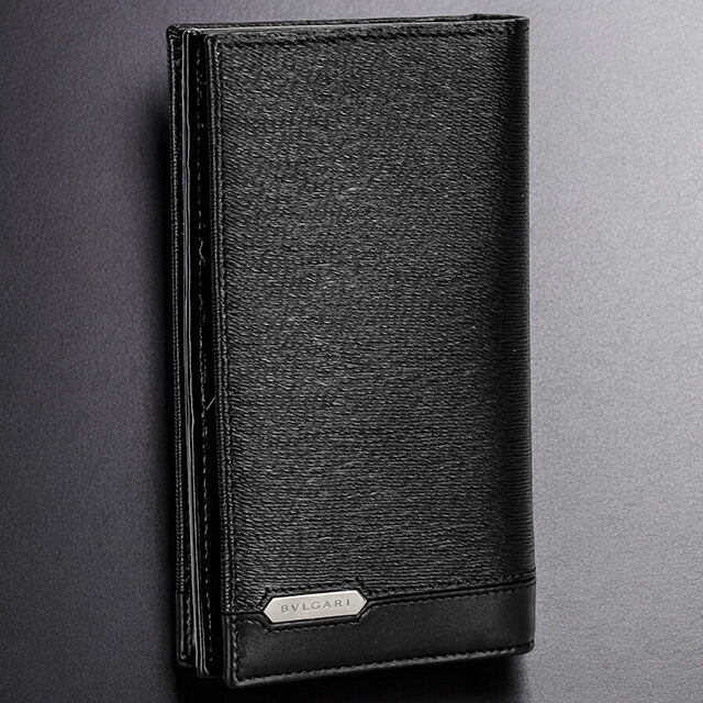 ブルガリ 長財布 メンズ ブランド BVLGARI レザー 284731 BLK ブラック