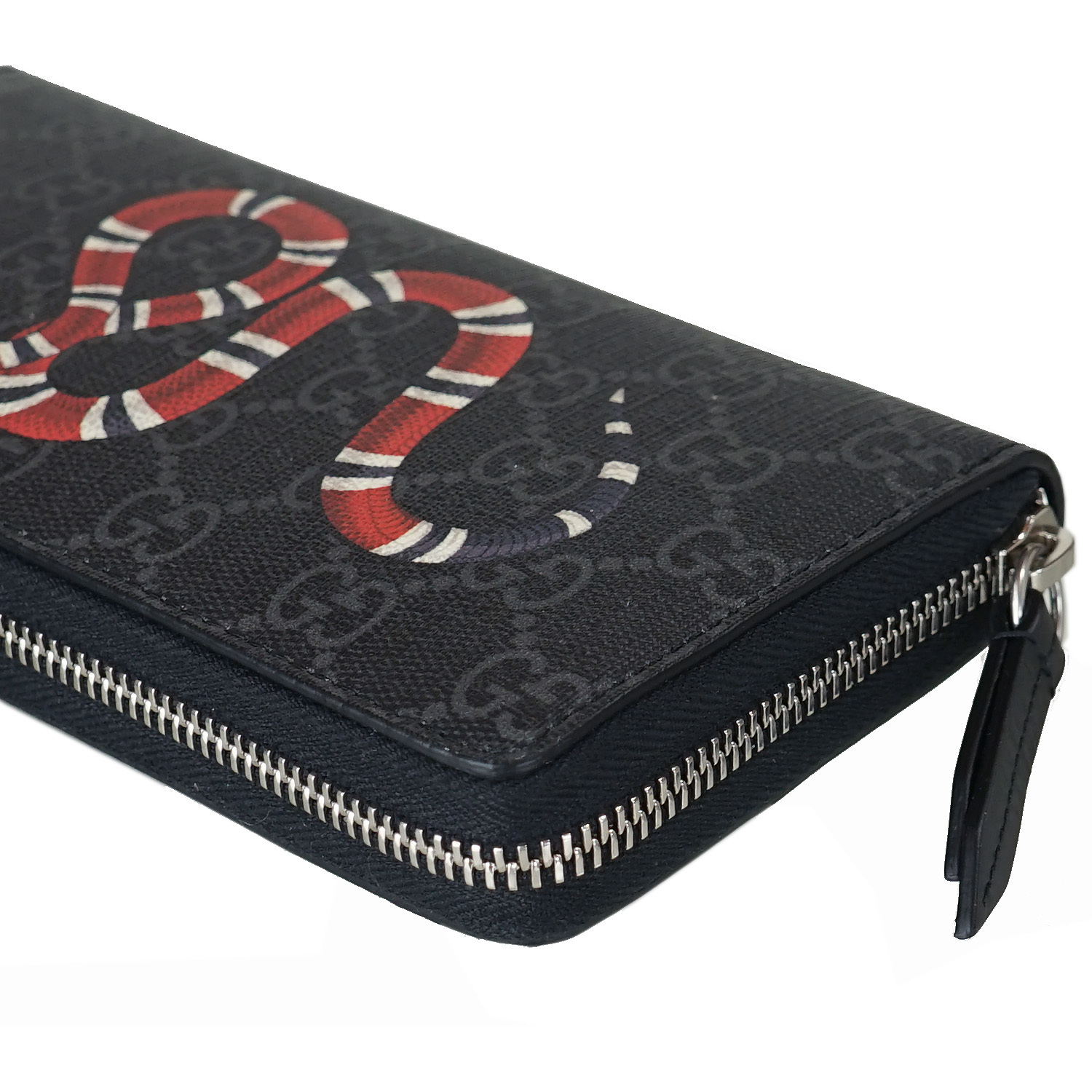 ✨極美品 美品 GUCCI キングスネーク 長財布 ラウンドジップ GG