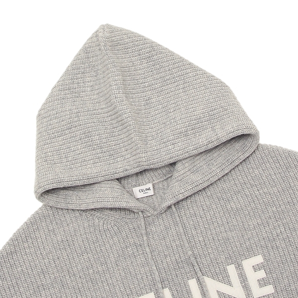 セリーヌ パーカー フーディー フードセーター グレー メンズ CELINE