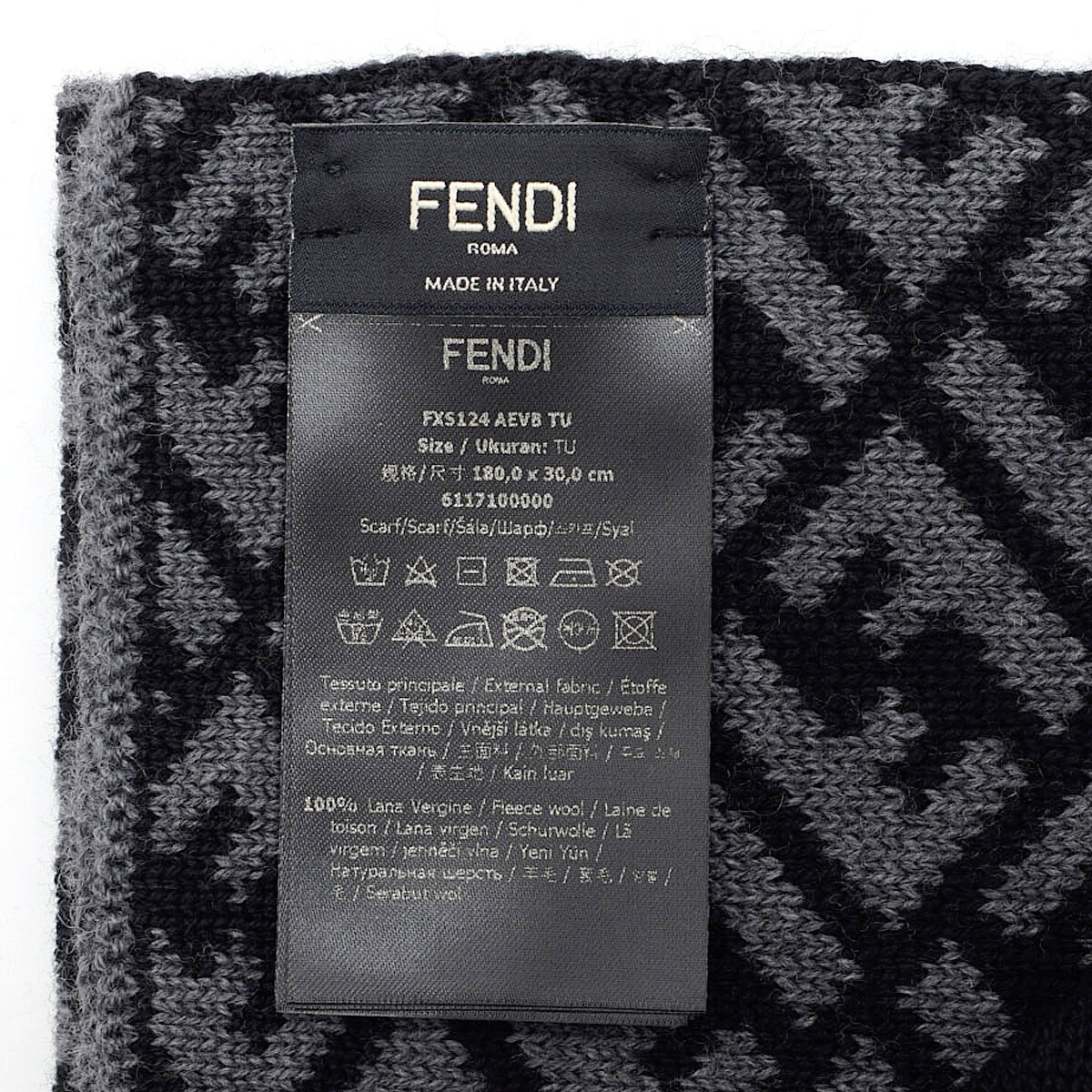 フェンディ FENDI マフラー FXS124 AEVB F0A2Y マルチカラー ウール