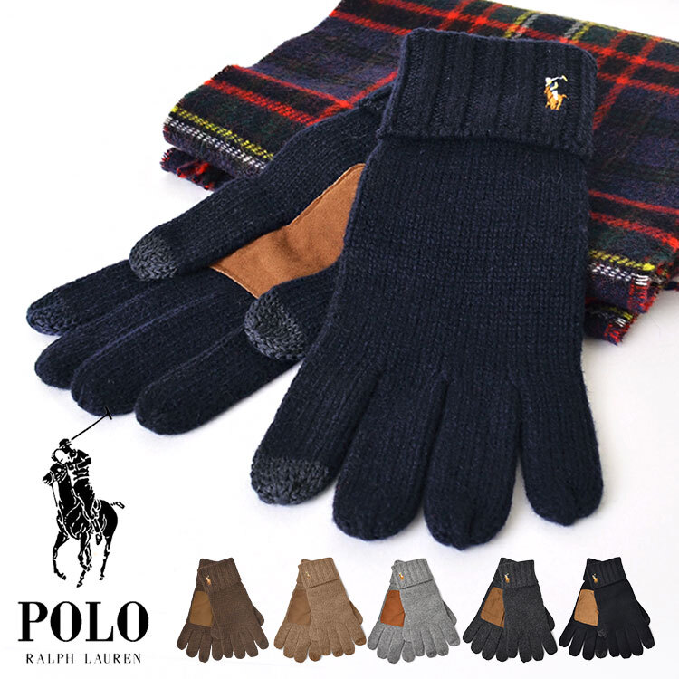手袋 POLO RALPH LAUREN ポロ ラルフローレン 手袋 メンズ スマホ対応