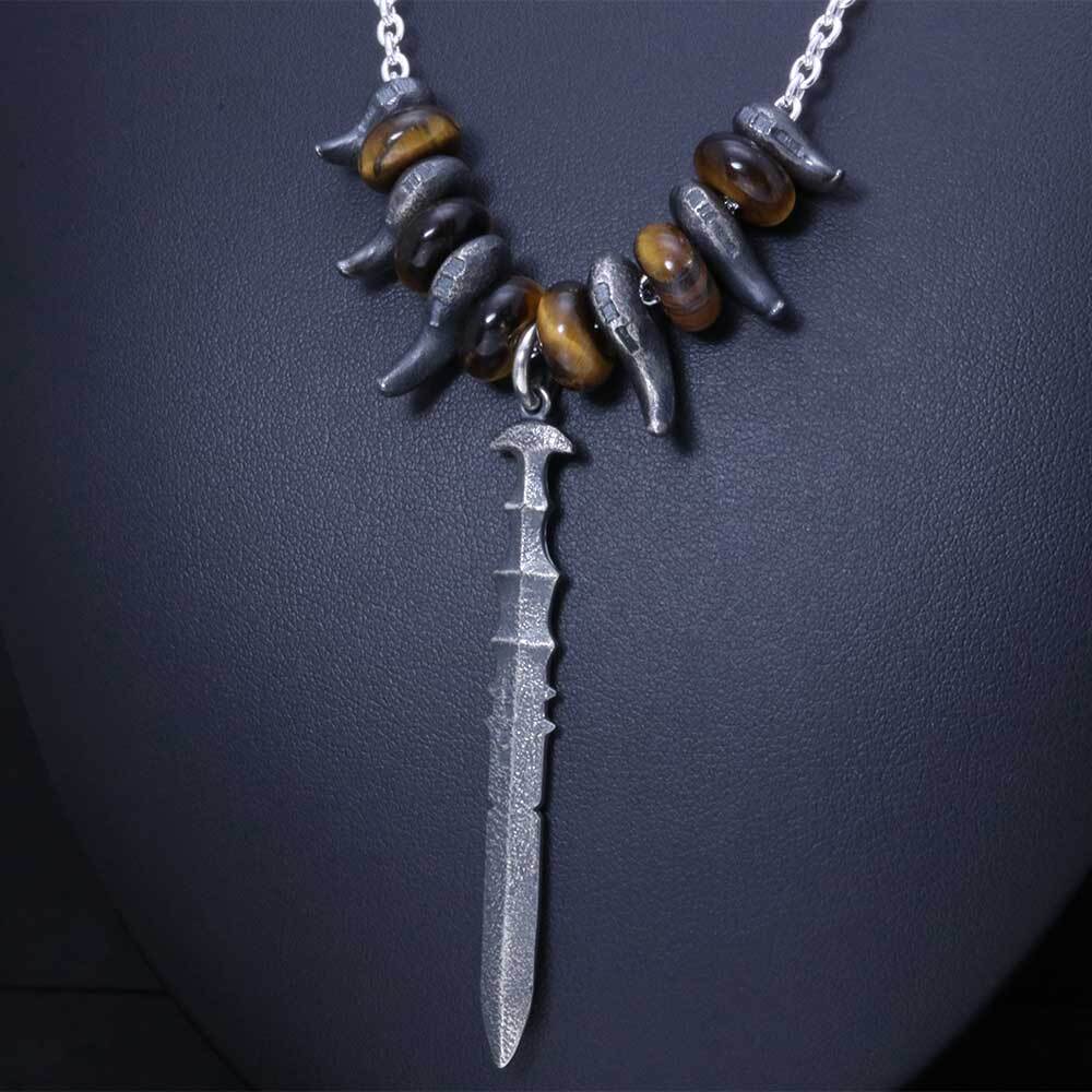 ネックレス ペンダント メンズ 天叢雲剣ペンダント 八尺瓊勾玉 勾玉