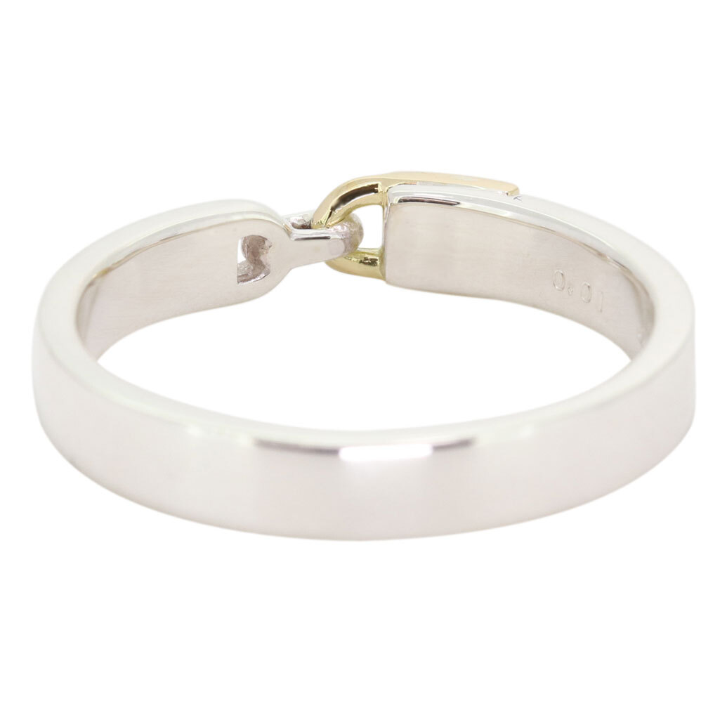 コンビリング 18金 シルバー ペアリング カップル 2個セット 南京錠