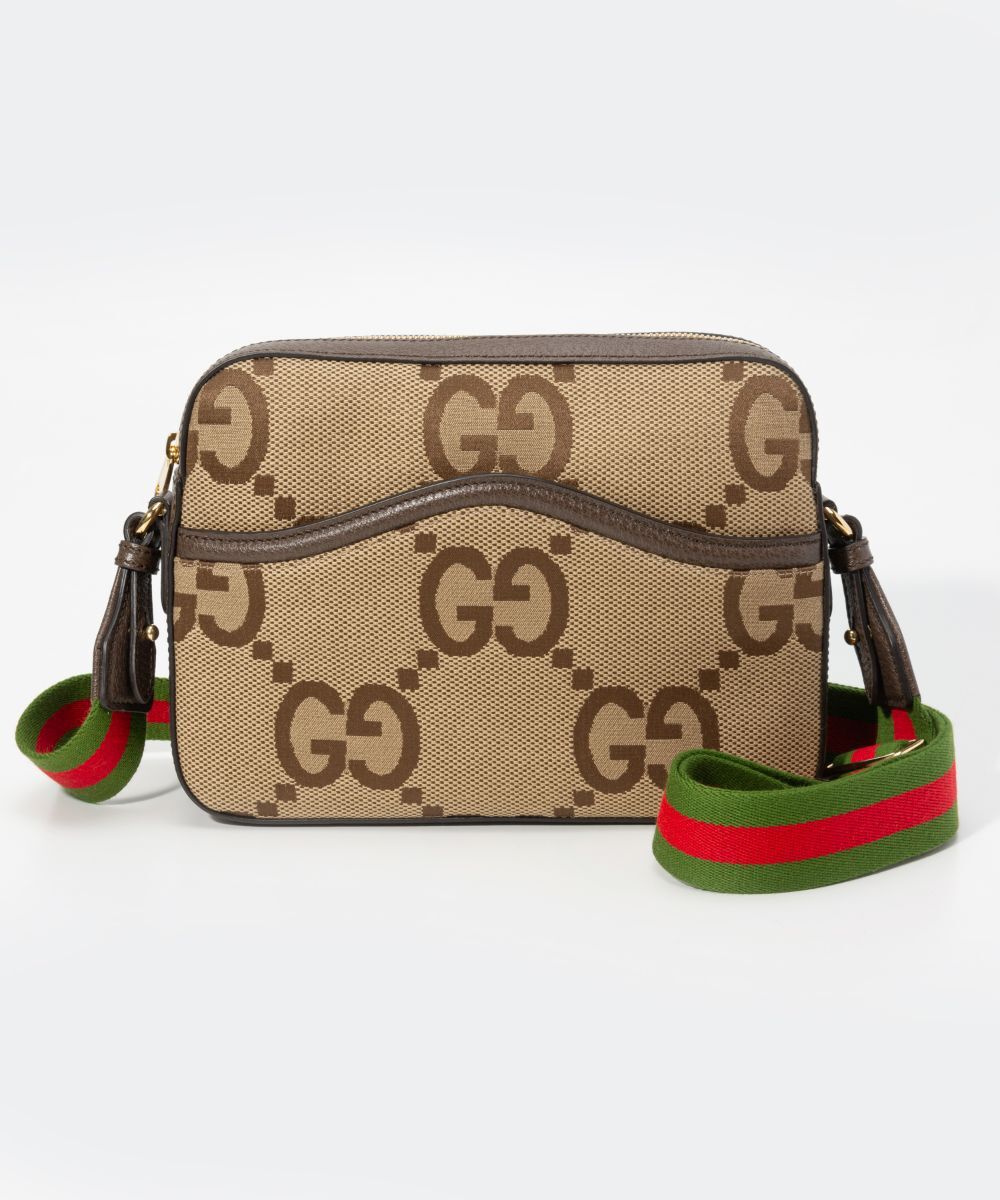 グッチ GUCCI 675891 UKMDG ボディバッグ L MESSG M GG JUMBO CANVAS