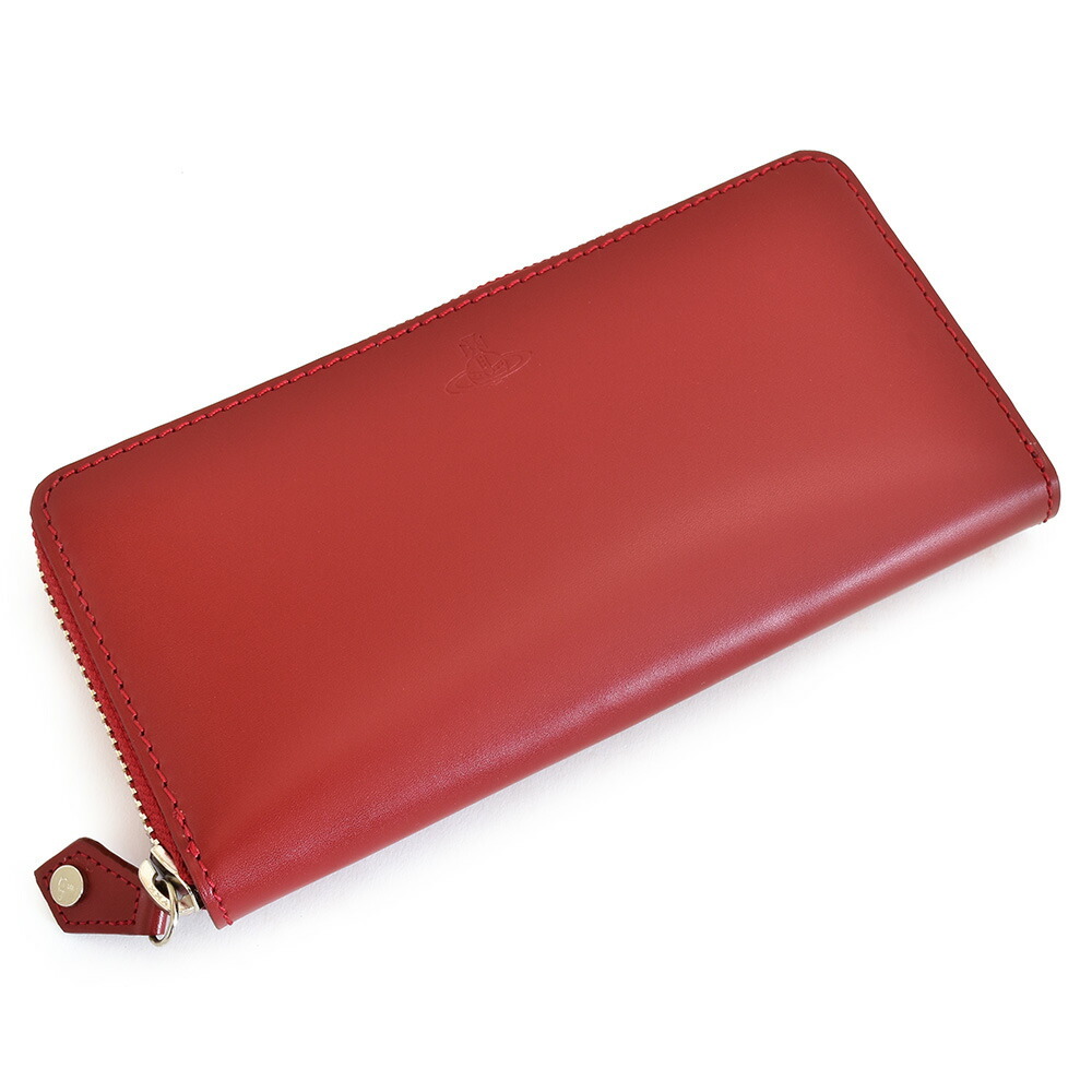 ヴィヴィアンウエストウッド 財布 長財布 ラウンドファスナー 赤