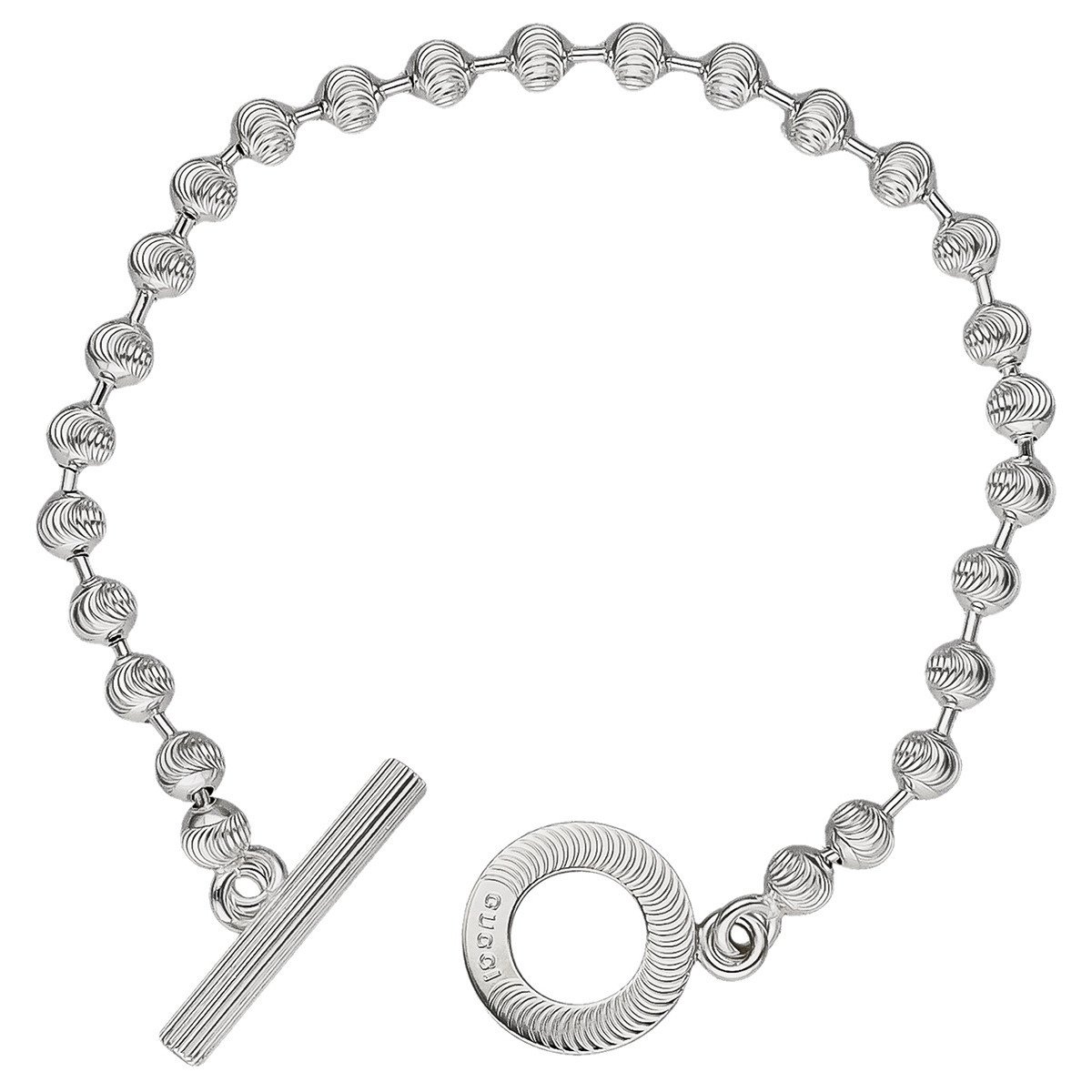 グッチ GUCCI シルバー ボール チェーン ブレスレット シルバー925