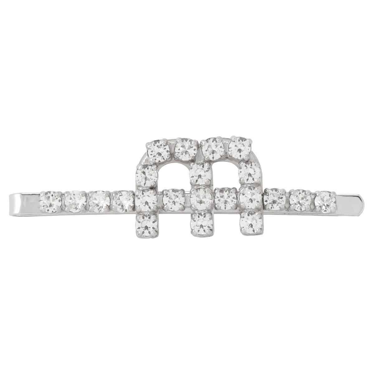 ミュウミュウ MIUMIU ヘアアクセサリー 5JF039 2D4Y F0ZJJ Mロゴ