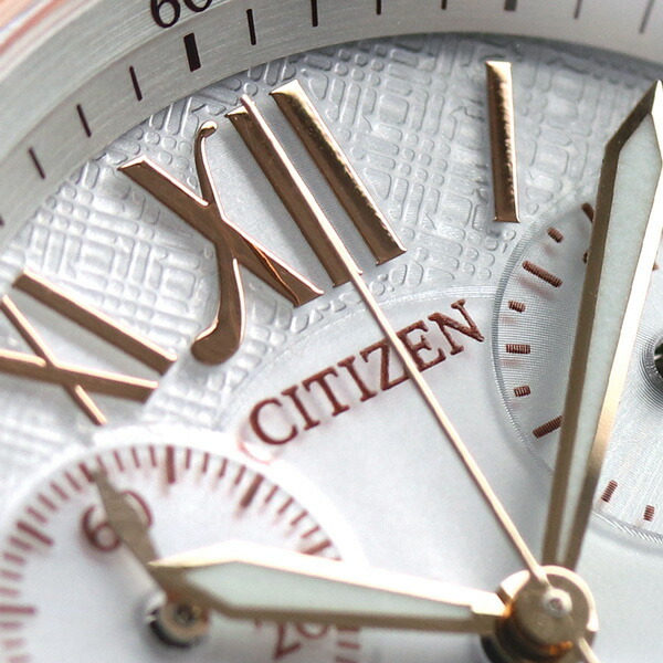 シチズン クロスシー クロノグラフ ソーラー レディース FB1404-51A