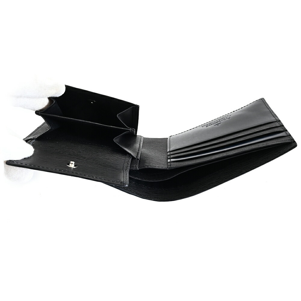 ヴィヴィアンウエストウッド 財布 二つ折り財布 黒×紺(ネイビー