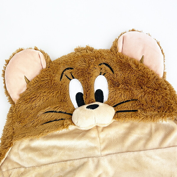 トムとジェリー ジェリー ジェリーフードブランケット フード付き