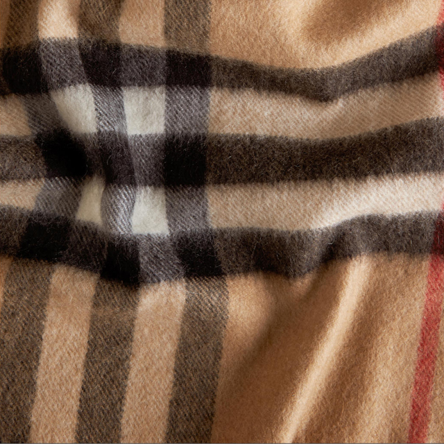 バーバリー BURBERRY マフラー チェック カシミア100％ レディース