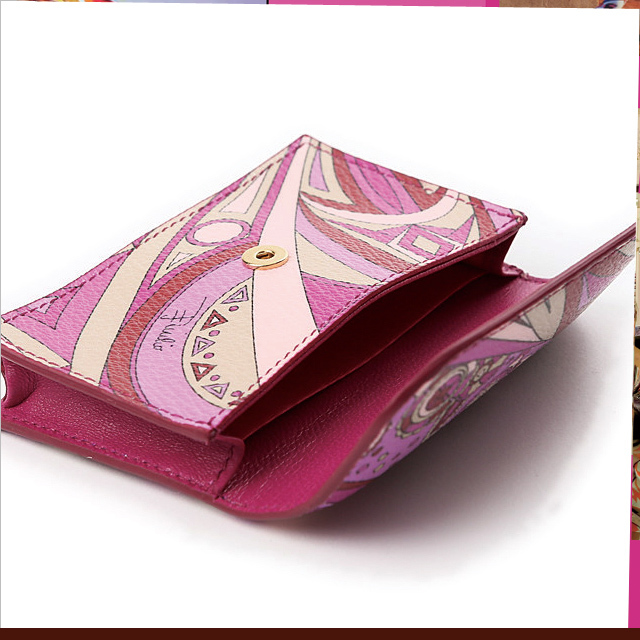 EMILIO PUCCI エミリオプッチ ピンク カードケース 名刺入れ パス