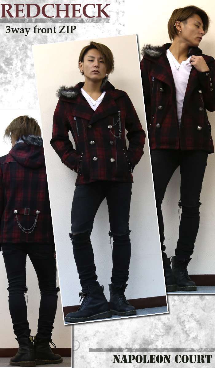 ナポレオンジャケット メンズ コート BERNINGS-SHO(バーニングスショウ