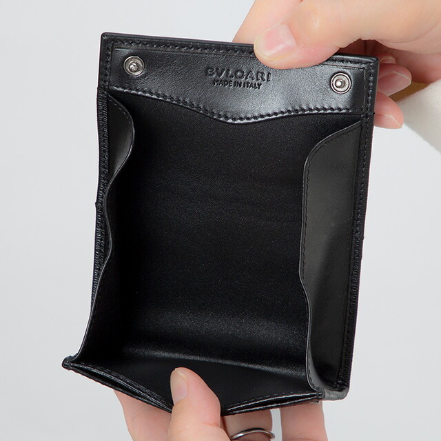 ブルガリ コインケース メンズ ブランド BVLGARI レザー 288489 BLK