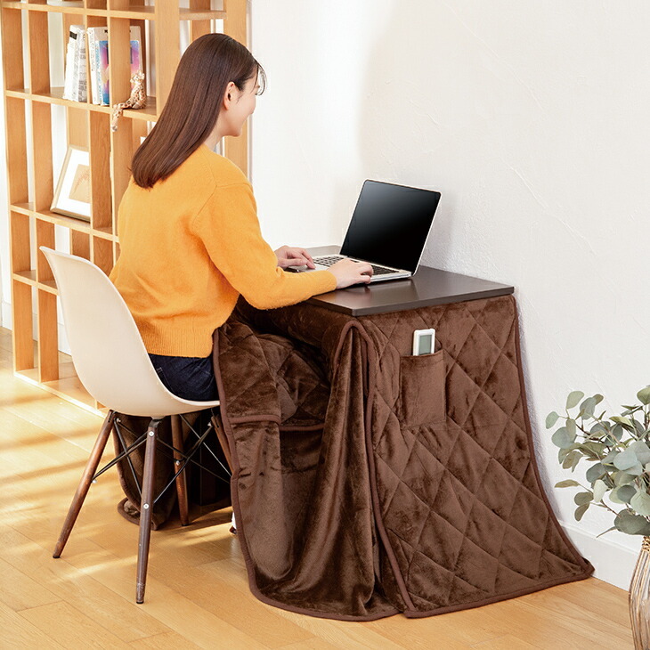 こたつ 一人用 こたつ本体と布団の2点セット 500W デスクこたつ こたつ