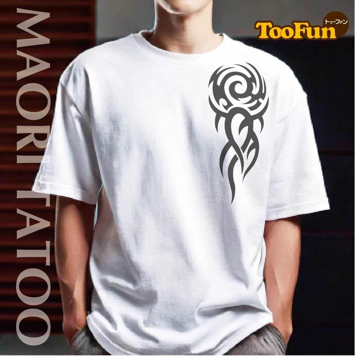マオリシリーズ かっこいい／ Tシャツ マオリ族 maori デザインKKK