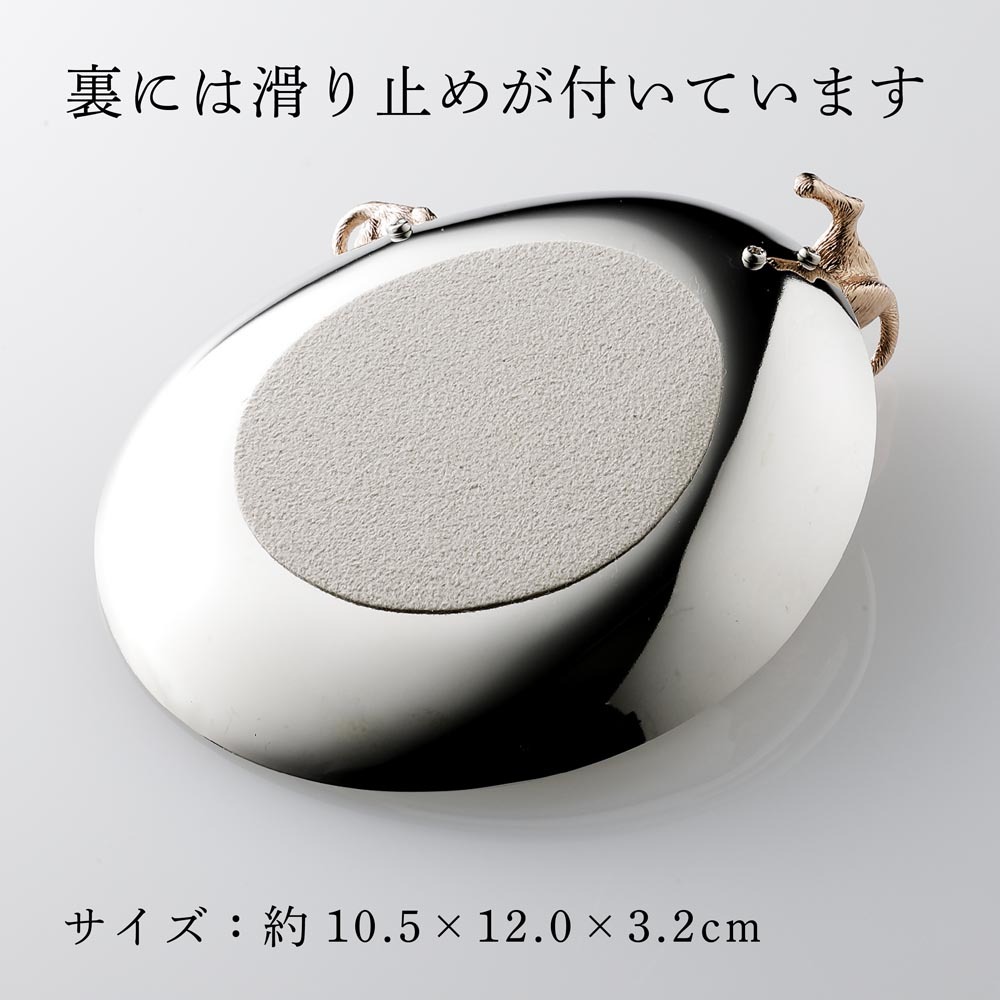 ミキモト 純銀製おしどり彫刻ケース MIKIMOTO ミキモト 純銀製おしどり