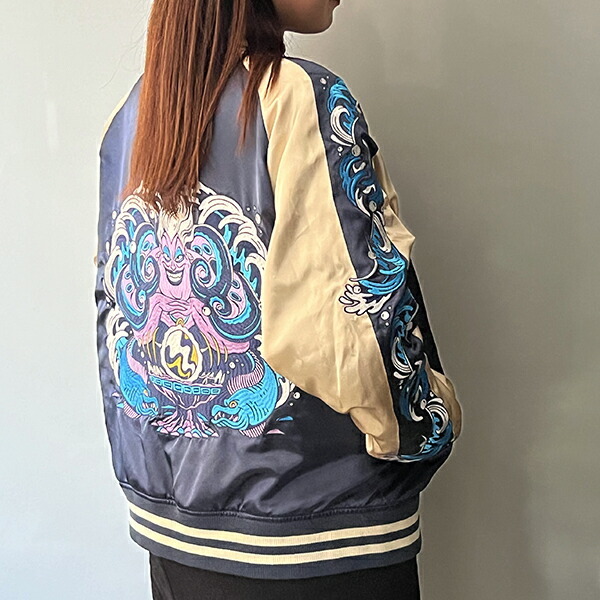 ディズニー ヴィランズ アースラ ワールドツアー スカジャン L