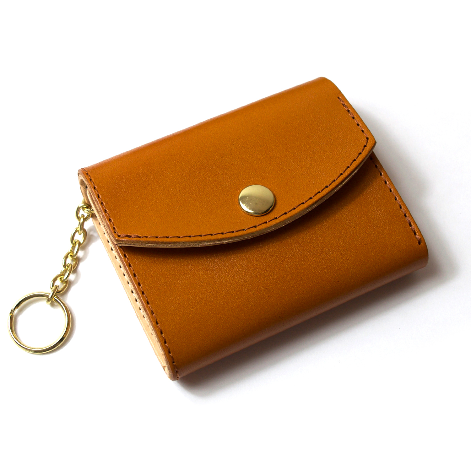 栃木レザー 小さい財布 / 国産高級本革 キーケースミニウォレット