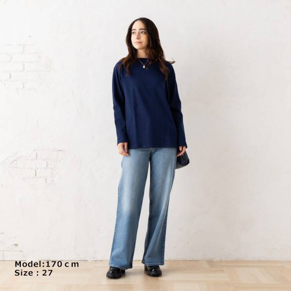 ガニー パンツ ブルー レディース GANNI J1634 567 STRETCH DENIM ANDI