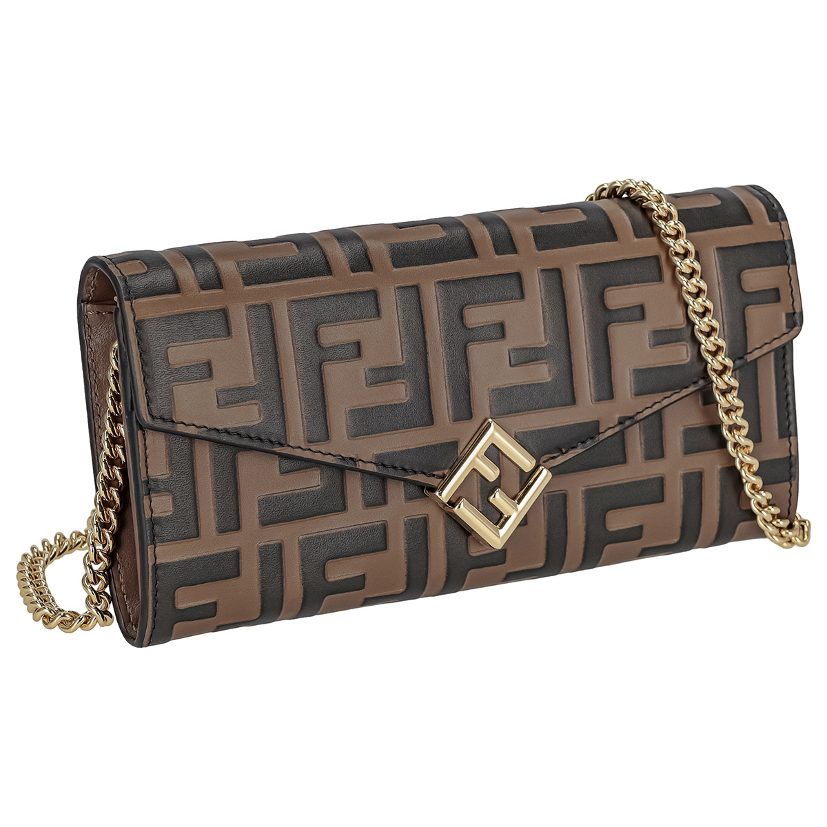 フェンディ FENDI 財布 長財布 フラップ式長財布 かぶせ 小銭入れ付き