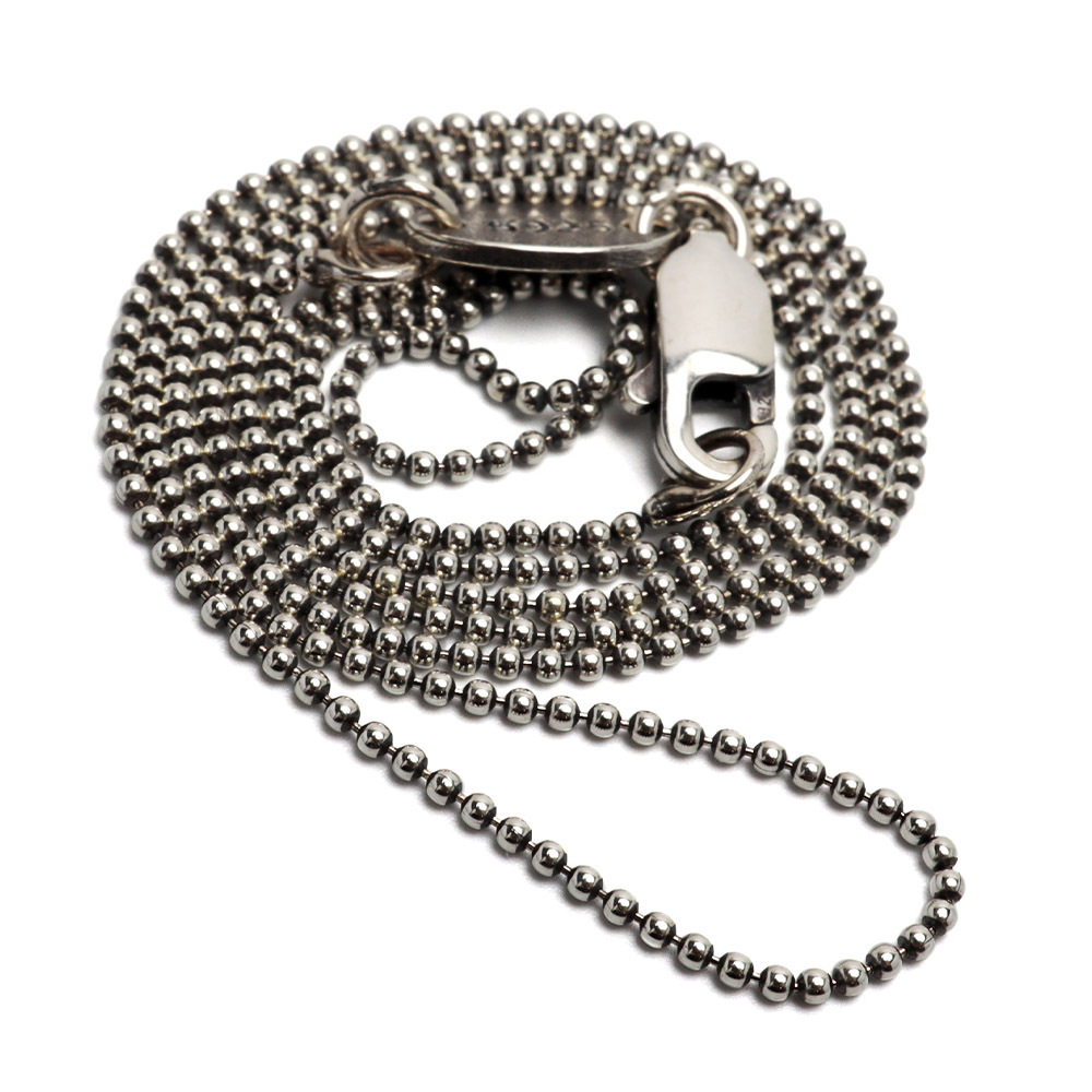 シルバー925 ボールチェーン ネックレス 幅1mm ネックレスチェーン