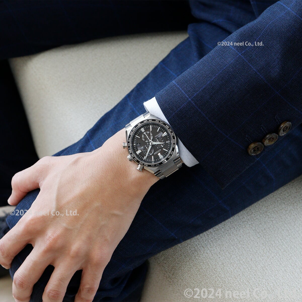 シチズン アテッサ エコドライブ 電波時計 CB5966-69E ダイレクト