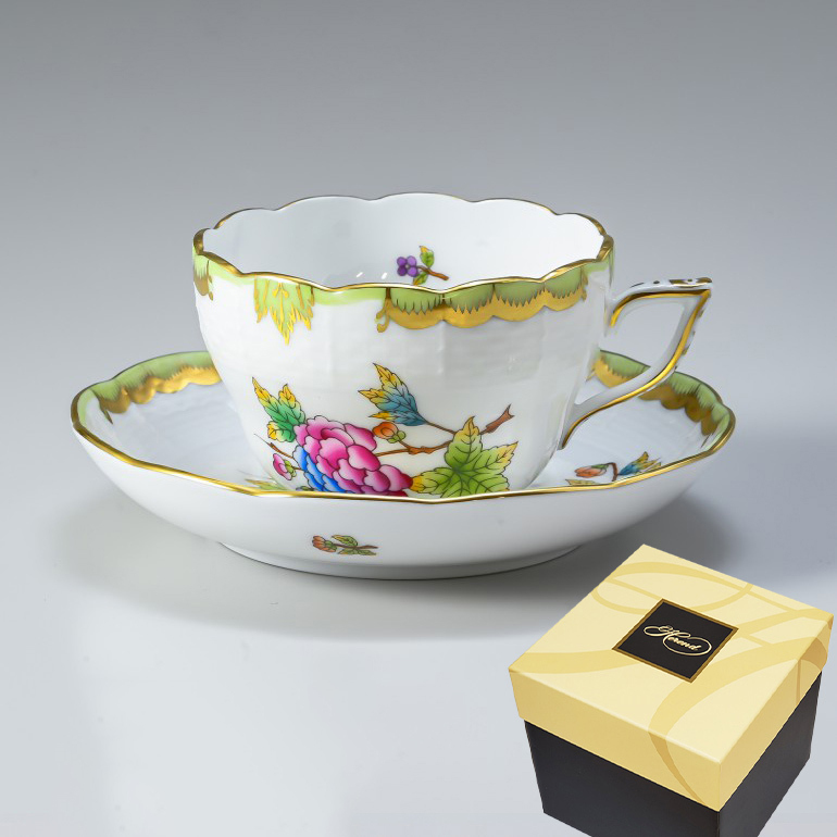 ヘレンド HEREND ティーカップ&ソーサー ヴィクトリア・ブーケ 洋食器