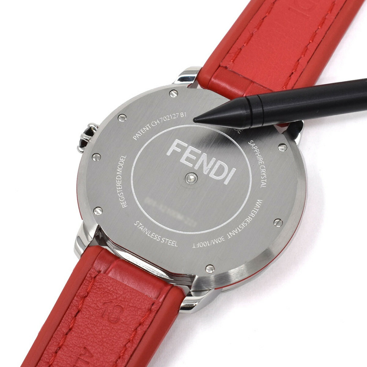 フェンディ FENDI 腕時計 F136031573T01 ISHINE RED LEATHER アイ