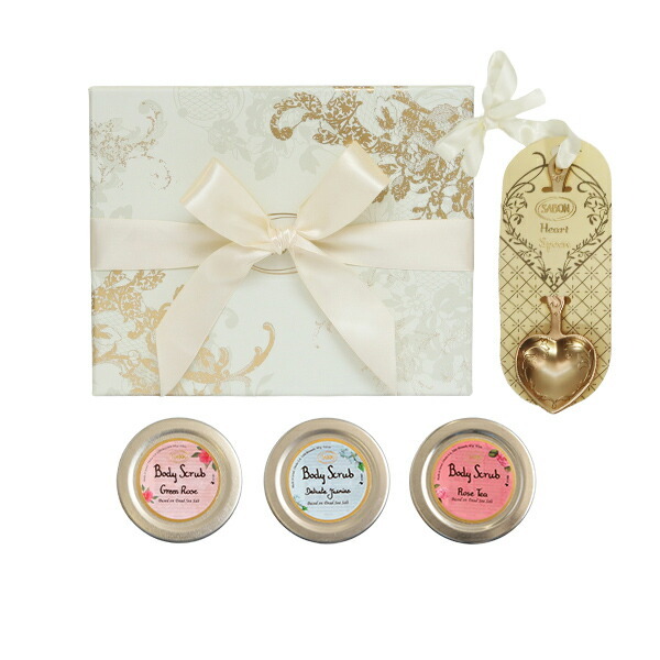 サボン SABON ボディスクラブ 60g 香りが選べる ギフトセット ハート