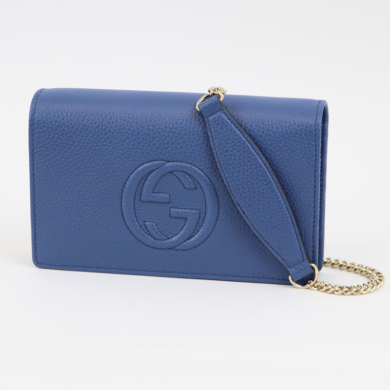 GUCCI(グッチ) 598211 A7M0G 4231 ソーホー チェーンウォレット レザー