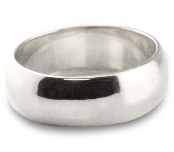 リング レディース プラチナ 甲丸リング 7mm 指輪 プラチナ900 幅広 甲