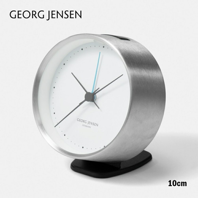 ジョージジェンセン GEORG JENSEN 3587585 置時計 KOPPEL ALARM CLOCK