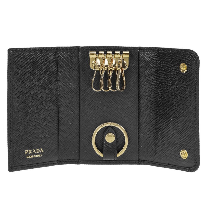 プラダ PRADA キーケース キーリング 1PG004S_ME-NER レディース