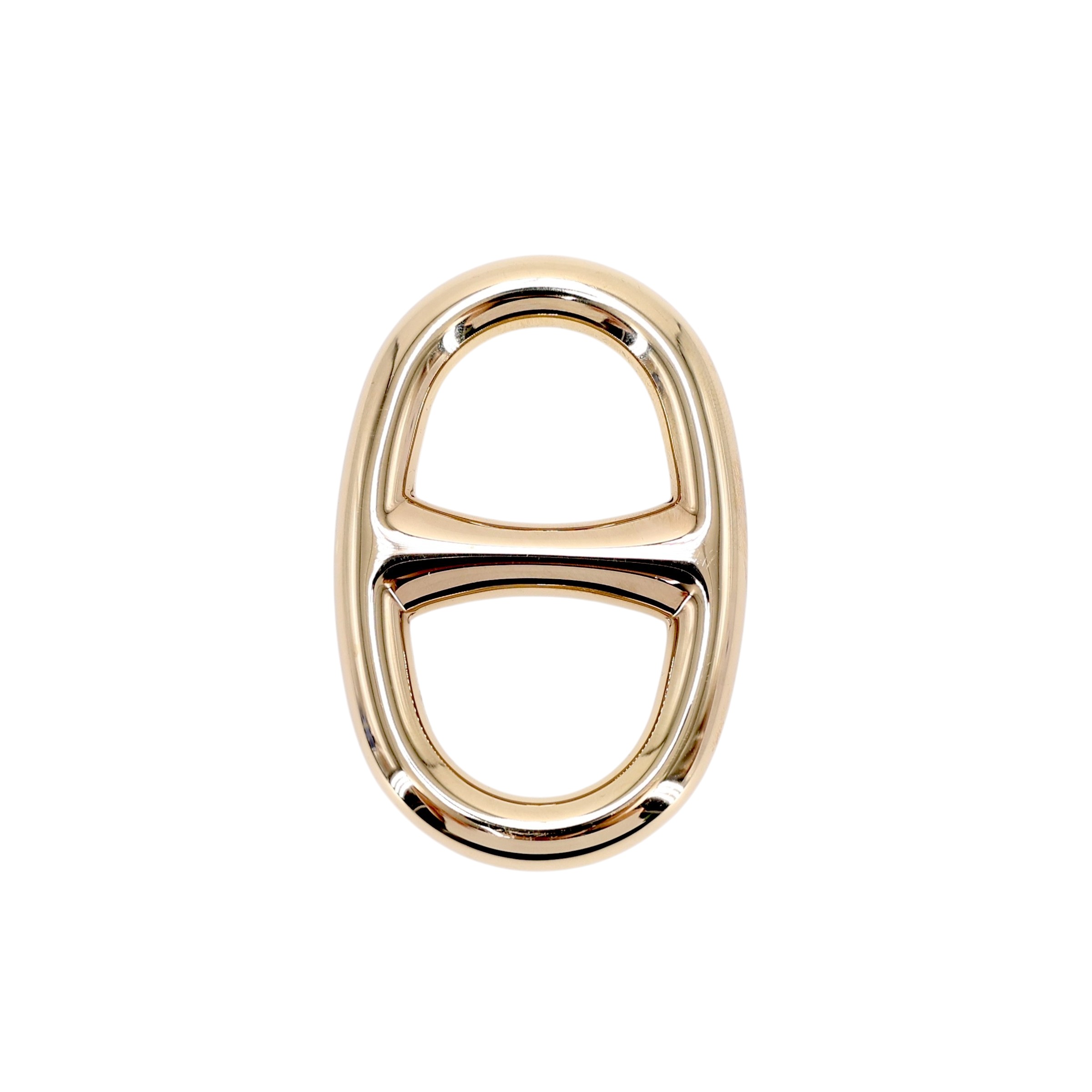 ランク SA HERMÈS エルメス スカーフリング シェーヌダンクル ゴールド