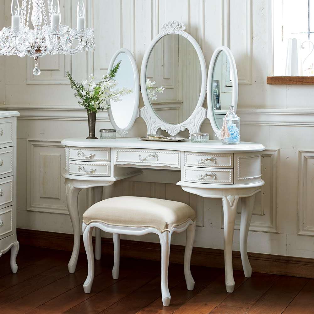 シャビーシック ホワイト フレンチ収納家具シリーズ ドレッサー 通販