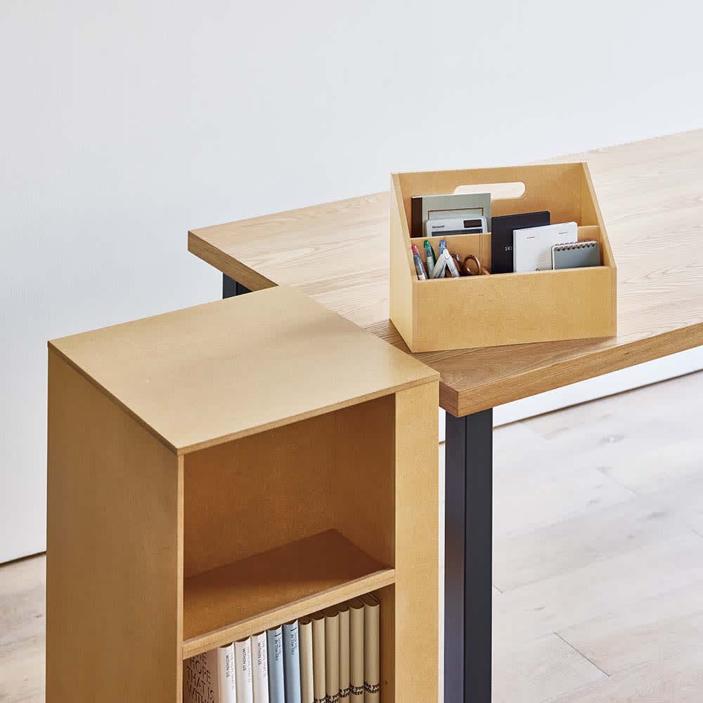 分類収納デスクサイドラック 高さ106.5cm 通販 - ディノス