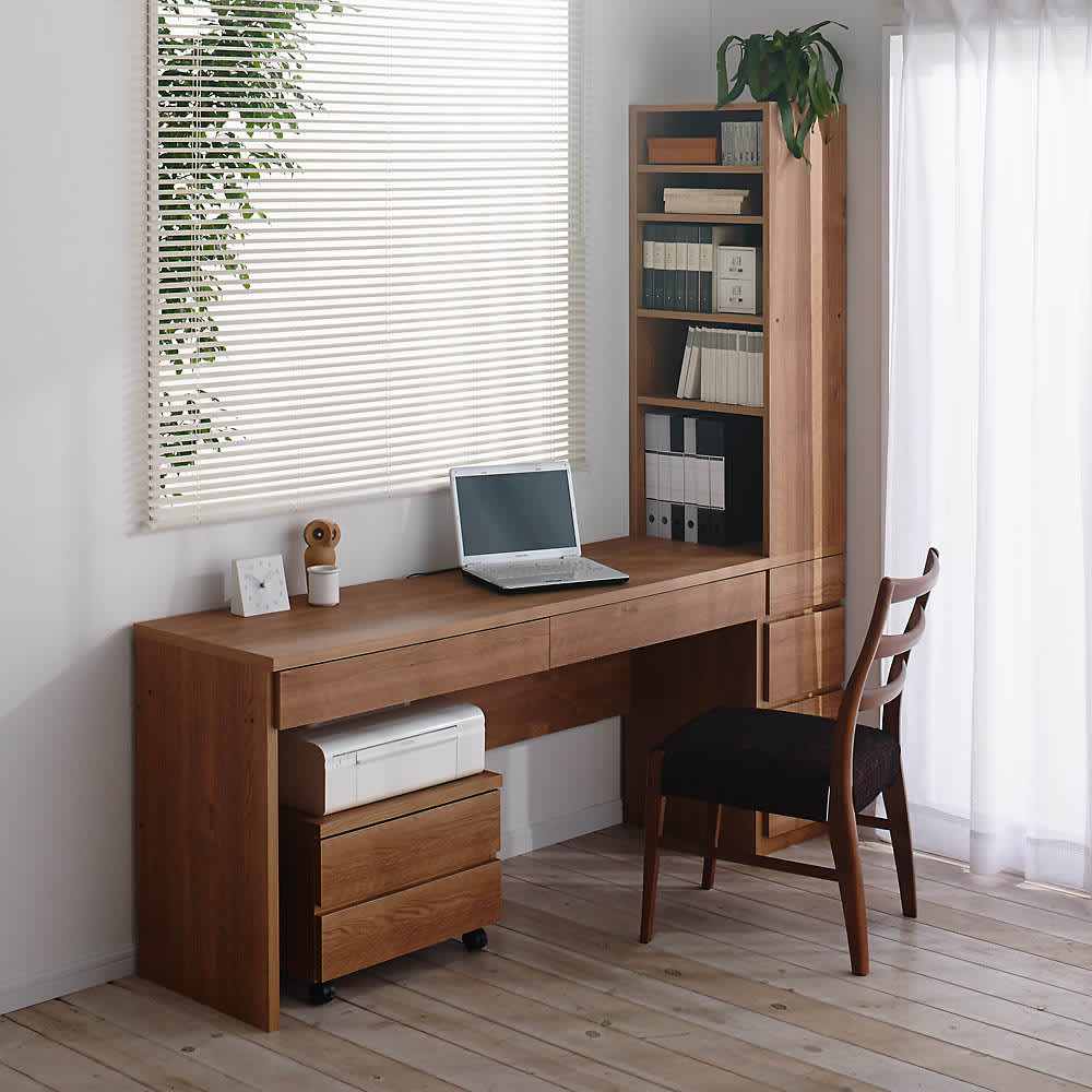 天然木調 配線すっきりデスクシリーズ デスク・幅150奥行45cm 通販