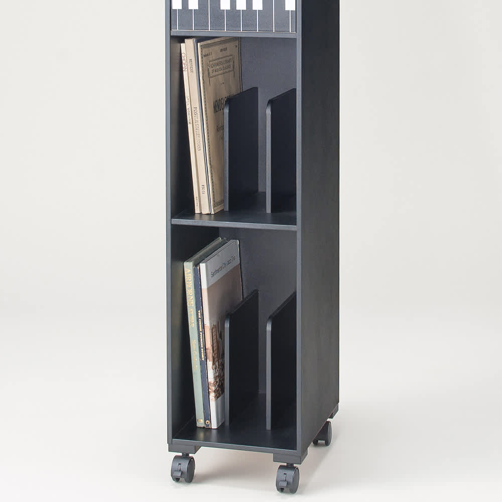 鍵盤柄ピアノ下楽譜キャビネット ハイタイプ 通販 - ディノス