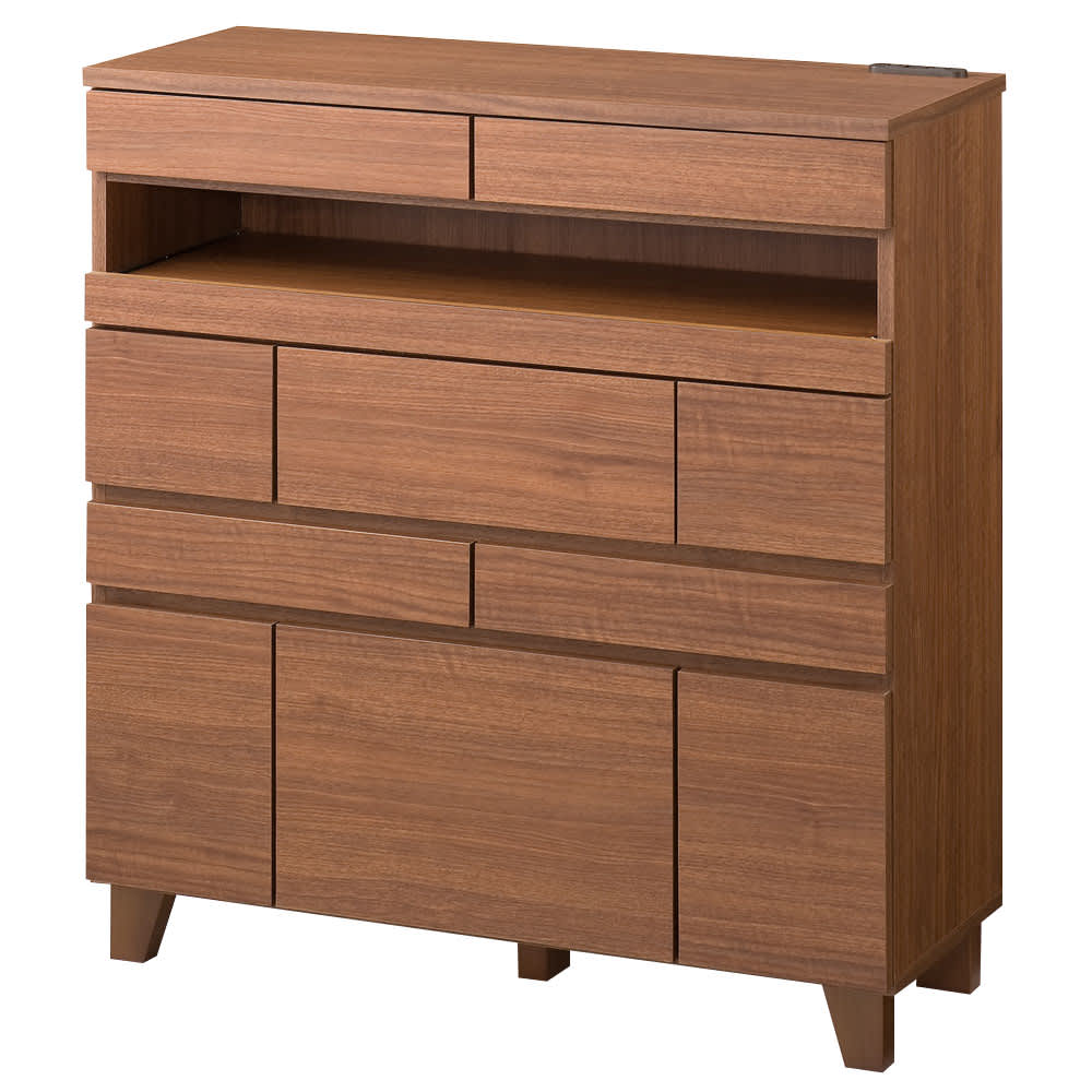 インクジェットプリンターが置ける オールインワン収納引き出しFAX台